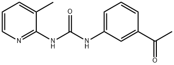 1-(3-acetylphenyl)-3-(3-methylpyridin-2-yl)urea Structure