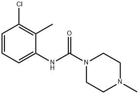 N-(3-chloro-2-methylphenyl)-4-methylpiperazine-1-carboxamide Structure