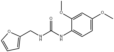 1-(2,4-dimethoxyphenyl)-3-(furan-2-ylmethyl)urea Structure