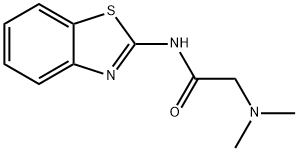 N-(1,3-benzothiazol-2-yl)-2-(dimethylamino)acetamide 结构式