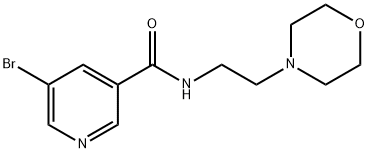 5-bromo-N-(2-morpholin-4-ylethyl)pyridine-3-carboxamide|WAY-620147