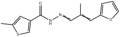 522635-79-6 N-[(E)-[(E)-3-(furan-2-yl)-2-methylprop-2-enylidene]amino]-5-methylthiophene-3-carboxamide