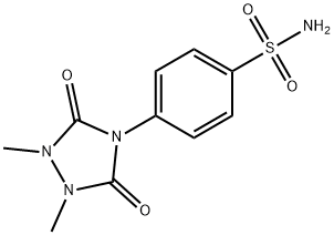 4-(1,2-dimethyl-3,5-dioxo-1,2,4-triazolidin-4-yl)benzenesulfonamide,524052-56-0,结构式