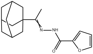 N-[(Z)-1-(1-adamantyl)ethylideneamino]furan-2-carboxamide Structure