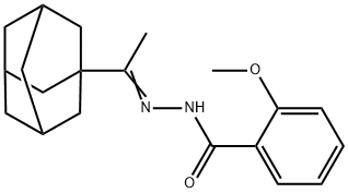 N-[(Z)-1-(1-adamantyl)ethylideneamino]-2-methoxybenzamide Structure