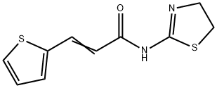 (E)-N-(4,5-dihydro-1,3-thiazol-2-yl)-3-thiophen-2-ylprop-2-enamide Structure