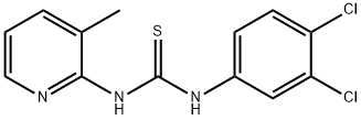 1-(3,4-dichlorophenyl)-3-(3-methylpyridin-2-yl)thiourea Structure