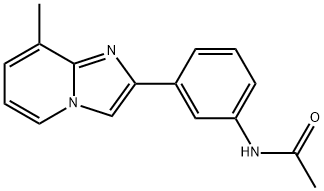 N-[3-(8-methylimidazo[1,2-a]pyridin-2-yl)phenyl]acetamide Structure