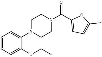 [4-(2-ethoxyphenyl)piperazin-1-yl]-(5-methylfuran-2-yl)methanone Struktur