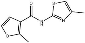 2-methyl-N-(4-methyl-1,3-thiazol-2-yl)furan-3-carboxamide,540791-89-7,结构式