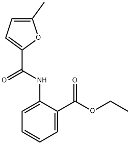 ethyl 2-[(5-methylfuran-2-carbonyl)amino]benzoate Structure