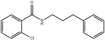 2-chloro-N-(3-phenylpropyl)benzamide Structure