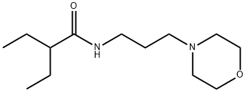 2-ethyl-N-(3-morpholin-4-ylpropyl)butanamide Structure