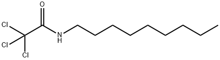 2,2,2-trichloro-N-nonylacetamide 化学構造式