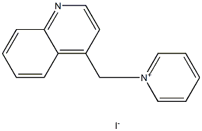 4-(pyridin-1-ium-1-ylmethyl)quinoline iodide