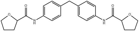N-[4-[[4-(oxolane-2-carbonylamino)phenyl]methyl]phenyl]oxolane-2-carboxamide,547712-84-5,结构式