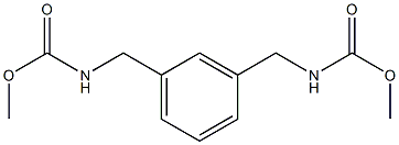 methyl N-[[3-[(methoxycarbonylamino)methyl]phenyl]methyl]carbamate Structure