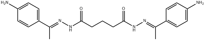 N,N'-bis[(E)-1-(4-aminophenyl)ethylideneamino]pentanediamide,548434-83-9,结构式