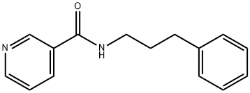 N-(3-phenylpropyl)pyridine-3-carboxamide Structure