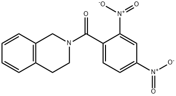 3,4-dihydro-1H-isoquinolin-2-yl-(2,4-dinitrophenyl)methanone Structure