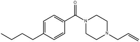 (4-butylphenyl)-(4-prop-2-enylpiperazin-1-yl)methanone Structure