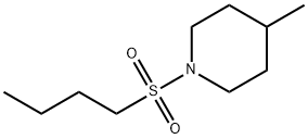 1-butylsulfonyl-4-methylpiperidine 结构式