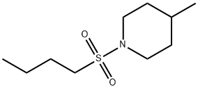 1-butylsulfonyl-4-methylpiperidine 化学構造式