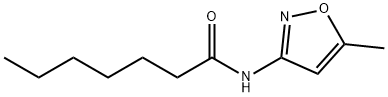 N-(5-methyl-1,2-oxazol-3-yl)heptanamide Structure