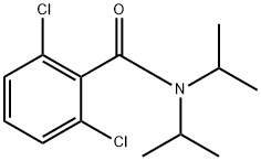 2,6-dichloro-N,N-di(propan-2-yl)benzamide Struktur