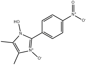 1-hydroxy-4,5-dimethyl-2-(4-nitrophenyl)-3-oxidoimidazol-3-ium Structure