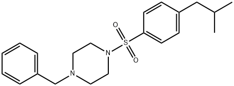 587851-76-1 1-benzyl-4-[4-(2-methylpropyl)phenyl]sulfonylpiperazine