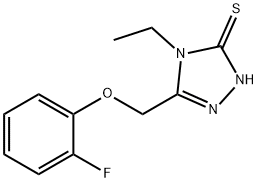 588692-15-3 4-ethyl-3-[(2-fluorophenoxy)methyl]-1H-1,2,4-triazole-5-thione