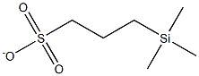 3-trimethylsilylpropane-1-sulfonate Struktur