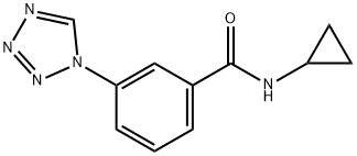 606135-12-0 N-cyclopropyl-3-(tetrazol-1-yl)benzamide