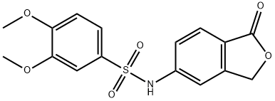 632293-46-0 3,4-dimethoxy-N-(1-oxo-3H-2-benzofuran-5-yl)benzenesulfonamide