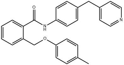 2-[(4-methylphenoxy)methyl]-N-[4-(pyridin-4-ylmethyl)phenyl]benzamide Structure
