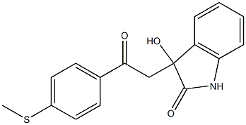 3-hydroxy-3-[2-(4-methylsulfanylphenyl)-2-oxoethyl]-1H-indol-2-one|