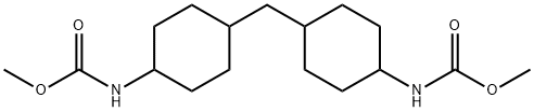 methyl N-[4-[[4-(methoxycarbonylamino)cyclohexyl]methyl]cyclohexyl]carbamate 化学構造式