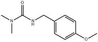 3-[(4-methoxyphenyl)methyl]-1,1-dimethylurea Structure