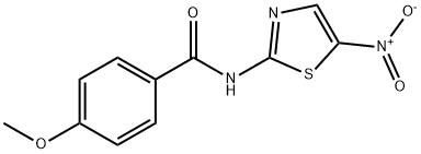 4-methoxy-N-(5-nitro-1,3-thiazol-2-yl)benzamide 结构式