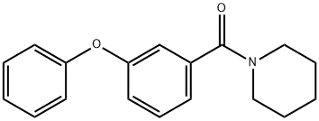(3-phenoxyphenyl)-piperidin-1-ylmethanone Struktur