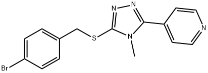 663212-78-0 4-(5-((4-溴苄基)硫基)-4-甲基-4H-1,2,4-三唑-3-基)吡啶