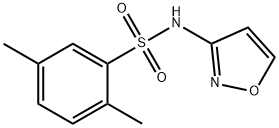 2,5-dimethyl-N-(1,2-oxazol-3-yl)benzenesulfonamide Structure