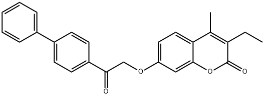 3-ethyl-4-methyl-7-[2-oxo-2-(4-phenylphenyl)ethoxy]chromen-2-one|