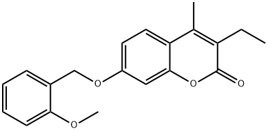 3-ethyl-7-[(2-methoxyphenyl)methoxy]-4-methylchromen-2-one|