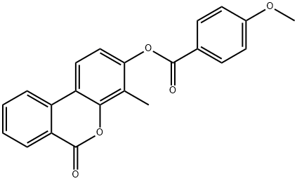 (4-methyl-6-oxobenzo[c]chromen-3-yl) 4-methoxybenzoate|