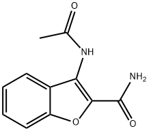 3-acetamido-1-benzofuran-2-carboxamide Structure