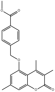 methyl 4-[(3,4,7-trimethyl-2-oxochromen-5-yl)oxymethyl]benzoate|