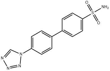 4-[4-(tetrazol-1-yl)phenyl]benzenesulfonamide Struktur