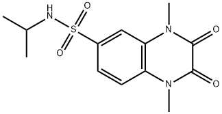 1,4-dimethyl-2,3-dioxo-N-propan-2-ylquinoxaline-6-sulfonamide Structure